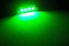 LED Tubular/Festoon Verde - Plafonier