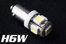 LEDs H6W - Casquilho BAX9S - 12V