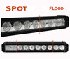 Barra LED CREE 100W 7200 Lumens para 4X4 - Quad - SSV Spot VS Flood