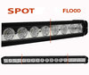 Barra LED CREE 180W 13000 Lumens para Veículo de Rallye - 4X4 - SSV Spot VS Flood