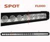 Barra LED CREE 240W 17300 Lumens para Veículo de Rallye - 4X4 - SSV Spot VS Flood