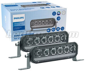 2x Barras de LED Philips Ultinon Drive UD2001L 6" LED Lightbar - 163mm