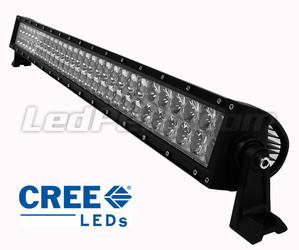 Barra LED CREE 4D Fila Dupla 180W 16200 Lumens para 4X4 - Camião - Trator
