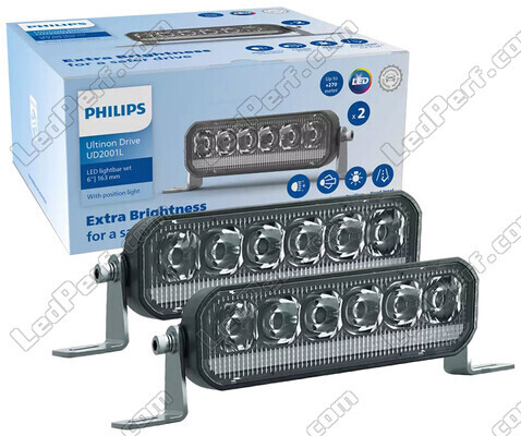 2x Barras de LED Philips Ultinon Drive UD2001L 6" LED Lightbar - 163mm
