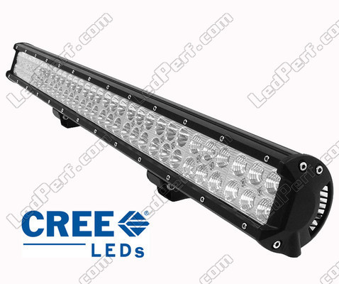 Barra LED CREE Fila Dupla 198W 13900 Lumens para 4X4 - Camião - Trator