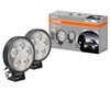 2x Luzes de trabalho LED Osram LEDriving® ROUND VX70-SP