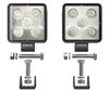 Conjunto de Fixação das Faróis de trabalho LED Osram LEDriving® CUBE VX70-WD