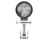 Conjunto de Fixação do Farol adicional LED Osram LEDriving® ROUND VX80-WD