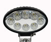 Farol adicional LED Oval 24W para 4X4 - Quad - SSV Longo alcance