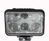 Luz de trabalho LED Retangular 18W pour 4X4 - Camião - Trator Lente 4D