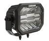 Vista traseira do Farol adicional LED Osram LEDriving® CUBE MX240-CB e alhetas de Arrefecimento.
