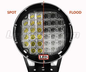 Farol adicional LED Redondo 160W  CREE para 4X4 - Quad - SSV Spot VS Flood
