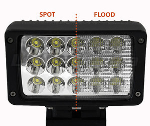 Farol adicional LED Retangular 45W para 4X4 - Quad - SSV Spot VS Flood