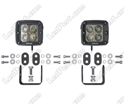 Conjunto de Fixação das Faróis de trabalho LED Osram LEDriving® CUBE VX80-SP