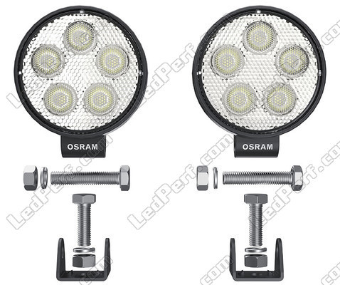 Conjunto de Fixação das Faróis de trabalho LED Osram LEDriving® ROUND VX70-SP