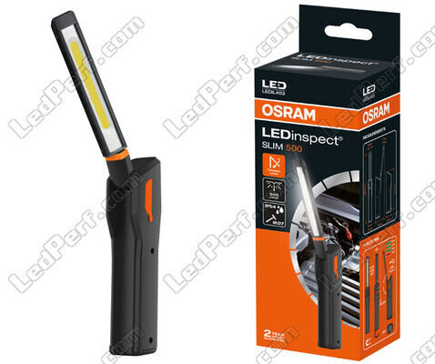 Lâmpada de inspeção LED Osram LEDInspect SLIM500 - Carregamento rápido