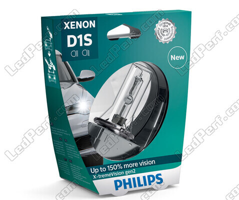 Lâmpada Xénon D1S Philips X-tremeVision Gen2 +150% - 85415XV2S1