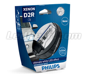Lâmpada Xénon D2R Philips WhiteVision Gen2 +120% 5000K - 85126WHV2S1