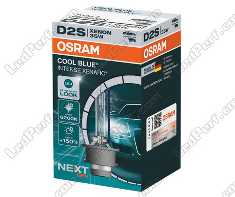 Lâmpada Xénon D2S Osram Xenarc Cool Blue Intense NEXT GEN 6200K em seu Embalagem - 66240CBN