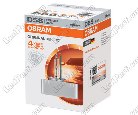 Lâmpada Xénon D5S Osram Xenarc Original 4400K de substituição, homologado pela ECE