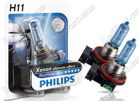 Lâmpadas Philips H11 BlueVision Ultra - Ultimate Xénon Efeito