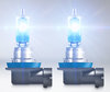 Lâmpadas halógenas H11 Osram Cool Blue Intense NEXT GEN produzindo iluminação com efeito LED