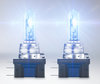 Lâmpadas halógenas H15 Osram Cool Blue Intense NEXT GEN produzindo iluminação com efeito LED