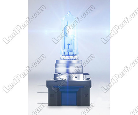 Lâmpada halógena H15 Osram Cool Blue Intense NEXT GEN produzindo iluminação com efeito LED