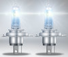 Iluminação branco das lâmpadas H4 OSRAM Night Breaker® 200 - 64193NB200-HCB
