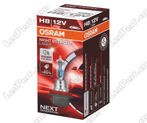 Lâmpada H8 Osram Night Breaker Laser +150% por unidade - 64212NL<br />