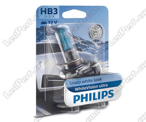 1x Lâmpada HB3 Philips WhiteVision ULTRA +60% 60W - 9005WVUB1