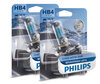 Pack de 2 lâmpadas HB4 Philips WhiteVision ULTRA + Luzes de Posição - 9006WVUB1