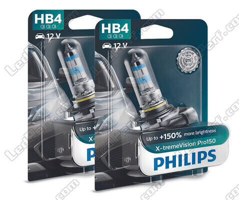 Pack de 2 lâmpadas HB4 Philips X-tremeVision PRO150 51W - 9006XVPB1