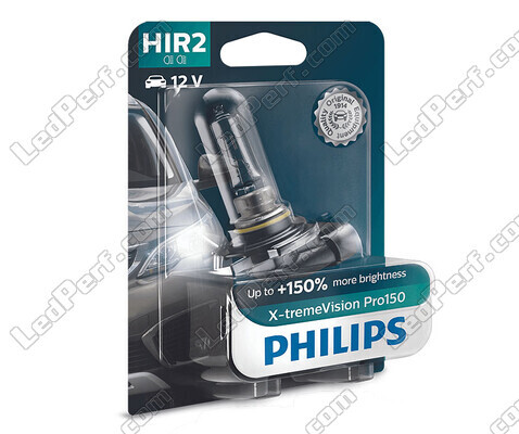 1x Lâmpada HIR2 Philips X-tremeVision PRO150 55W 12V - 9012XVPB1