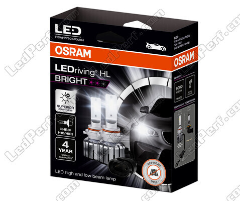 Embalagem de lâmpadas H10 LED Osram LEDriving HL Bright - 9005DWBRT-2HFB