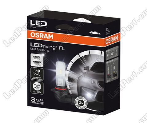 Lâmpadas LED H10 Osram LEDriving Standard para Faróis de nevoeiro 9745CW - Empacotamento