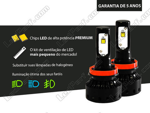 Kit Mini Lâmpada LED H11 Philips LumiLEDs