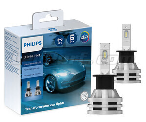 Kit de lâmpadas LED H3 PHILIPS Ultinon Essential LED - 11336UE2X2