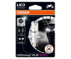Embalagem vista de frente das lâmpadas de moto H4 LED Osram Easy