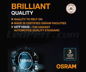 Kit de 2 lâmpadas LED H4 Osram LEDriving® XTR 6000K - 64193DWXTR