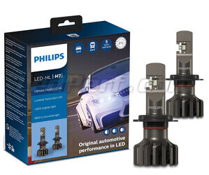 Kit de lâmpadas H7 LED PHILIPS Ultinon Pro9000 +250% 5800K - 11972U90CWX2