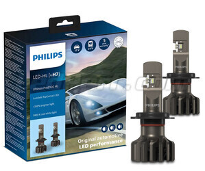 Kit de lâmpadas H7 LED PHILIPS Ultinon Pro9100 +350% 5800K - LUM11972U91X2