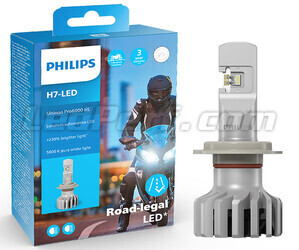 Lâmpada de moto H7 LED Philips ULTINON Pro6000 Homologada - 11972U6000X1