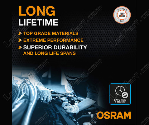 Vida útil das Lâmpadas LED H7 Osram LEDriving® XTR 6000K - 64210DWXTR