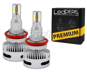 Lâmpadas H8 LED para carro com Faróis lenticular.