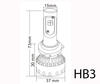 Mini LED HB3 LED Alta Potência Tuning