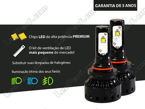 Kit Mini Lâmpada LED HB3 Philips LumiLEDs
