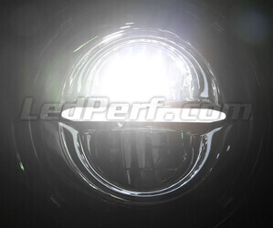 Ótica moto Full LED Preta para farol redondo de 5.75 polegadas - Tipo 5