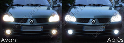 LED Faróis Renault Clio 2 Tuning