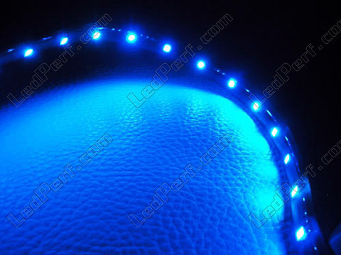 Fita de LED azul estanque impermeável 30cm